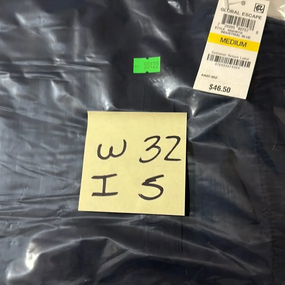 Style & Co. Women's Industrial Blue Drawstring Waist Cut Off Shorts Size Medium - Picture 7 of 7